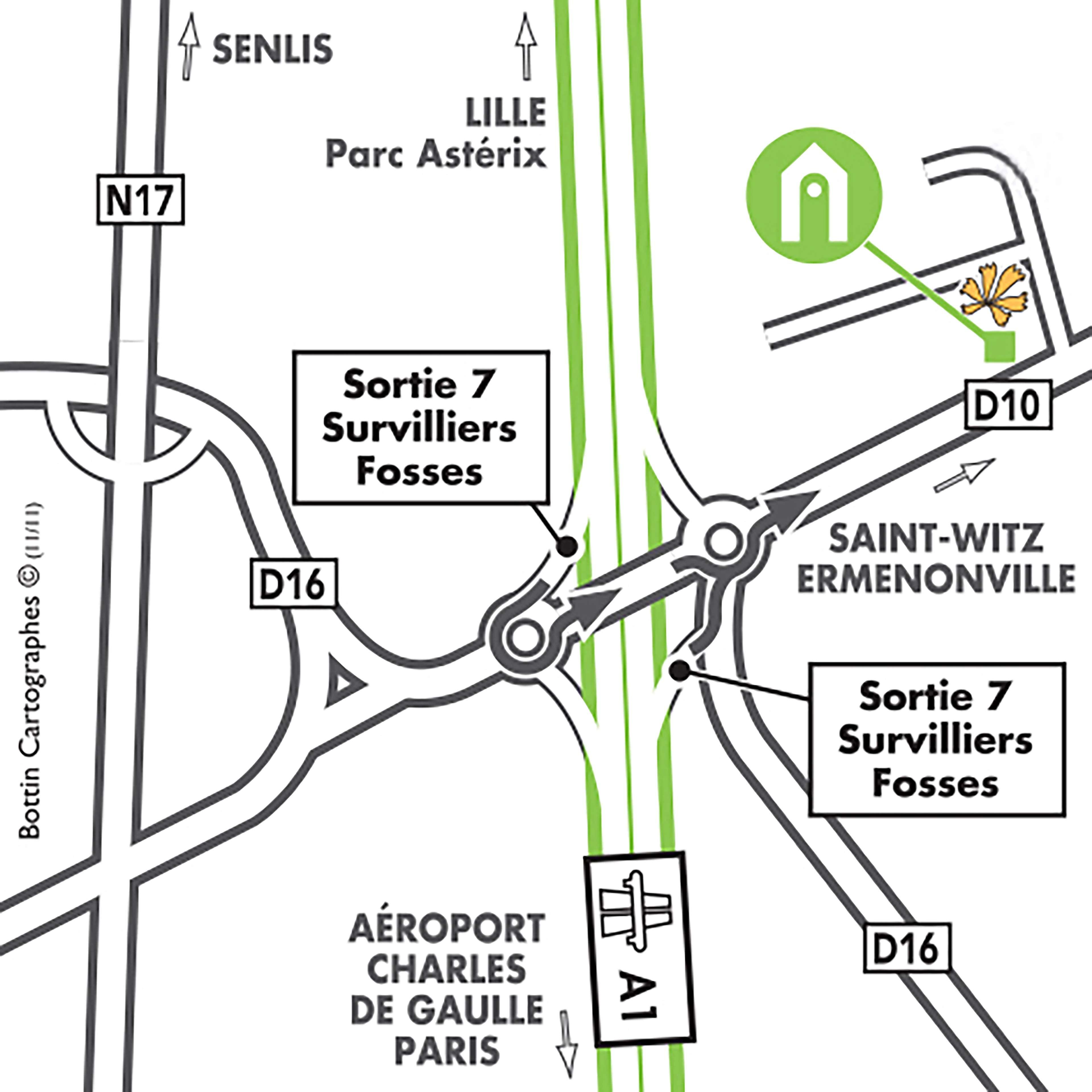B&B Hotel Roissy - Saint Witz Ex-Campanile Roissy - Saint Witz מראה חיצוני תמונה
